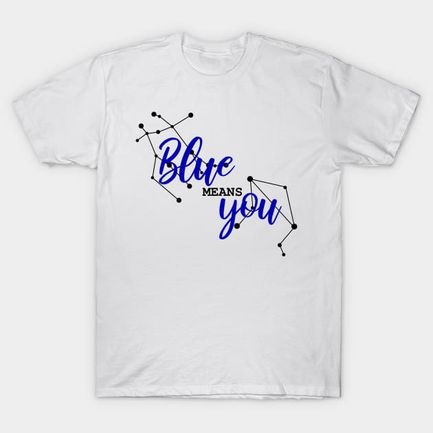 Blue means You || Darcy and Orion T-Shirt by LunaArt12